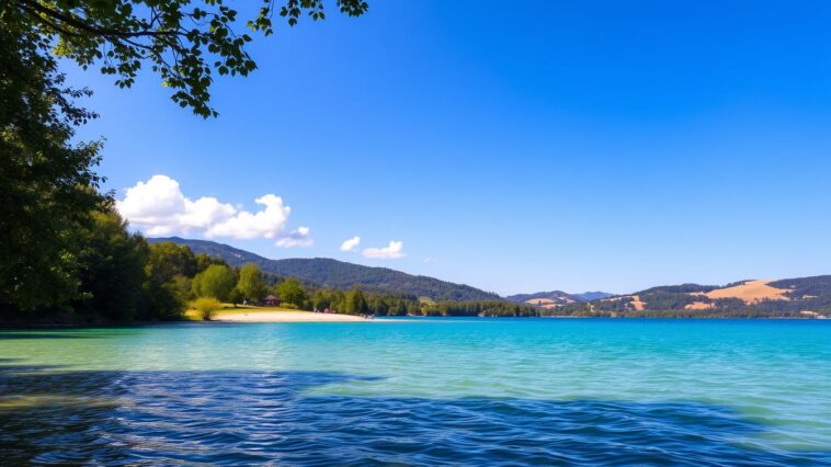 Blausteinsee bei Eschweiler: türkisfarbenes Wasser als Geheimtipp
