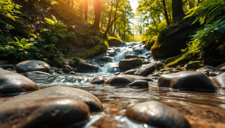 Dreimühlen-Wasserfall in der Eifel