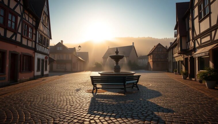 Hattingen Altstadt: morgens fast menschenleer und besonders schön