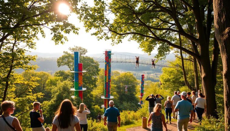 Kletterwälder und Abenteuerparks in NRW: Action mitten in der Natur